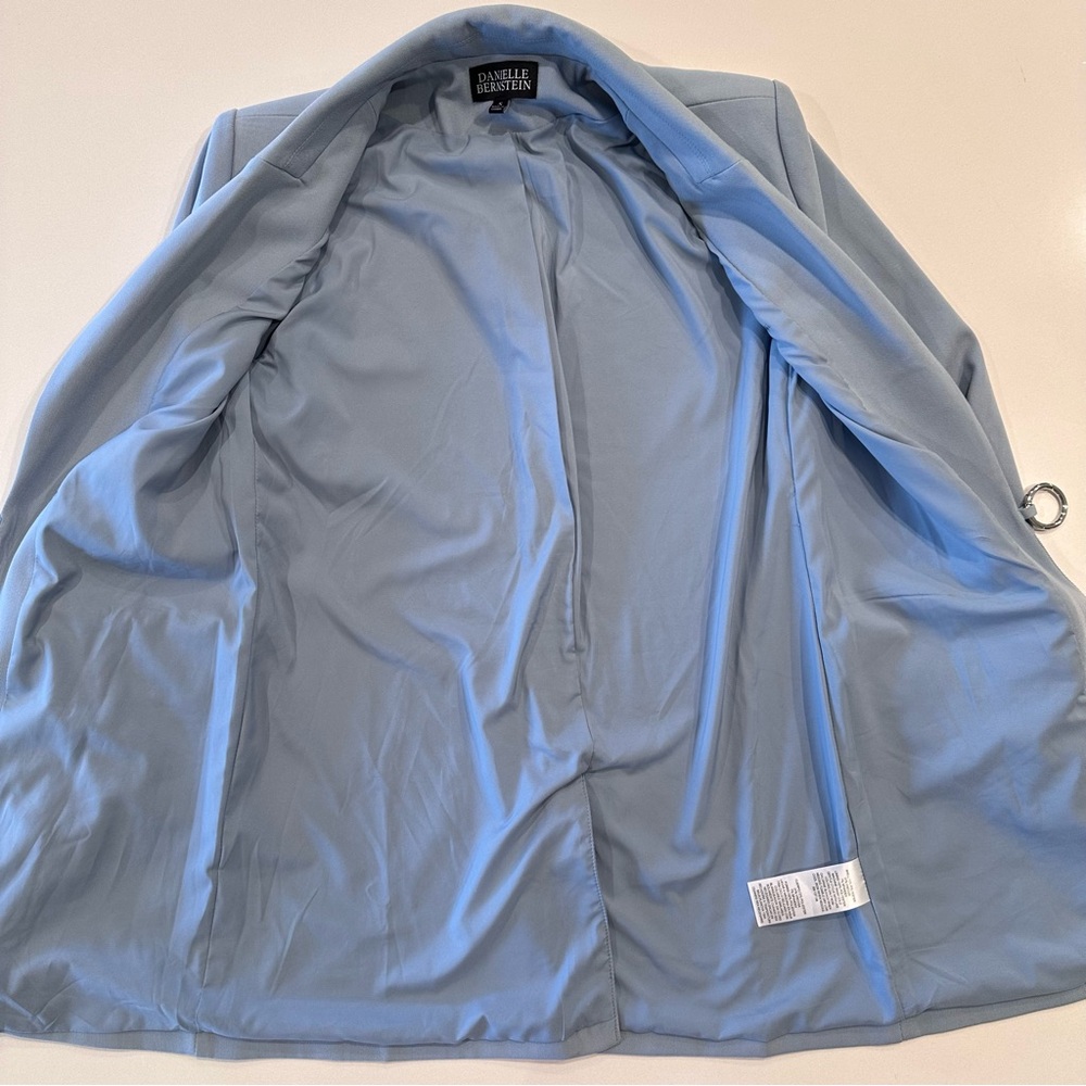 Danielle Bernstein Split Ring Blazer Size Small - image 8